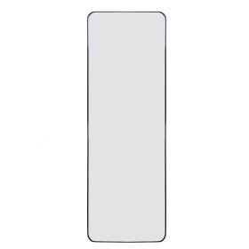 Full-Length Mirror 65"x22", Round Corner Aluminum Alloy Frame Floor Full Body Large Mirror, Stand or Leaning Against Wall for Living Room or Bedroom