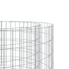 Gabion Fire Pit Ã˜ 39.4" Galvanized Iron