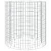 Gabion Fire Pit Ã˜ 39.4" Galvanized Iron