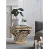 Aesthetic Resin Decorative Pedestal, Brown