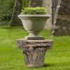 Aesthetic Resin Decorative Pedestal, Brown