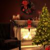 Best Choice 7.5-FT Artificial Christmas Tree with 1685 tips, 400LED, Hingeless Spruce PVC/PE Christmas Tree, Indoor and Outdoor, Green