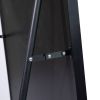 Full-Length Mirror 65"x22", Round Corner Aluminum Alloy Frame Floor Full Body Large Mirror, Stand or Leaning Against Wall for Living Room or Bedroom