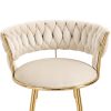 COOLMORE Bar Stools with Back and Footrest Counter Height Bar Chairs
