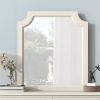 Milky White 31.9"L x 36"H x 1"W Mirror