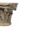Aesthetic Resin Decorative Pedestal, Brown