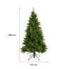 Best Choice 7.5-FT Artificial Christmas Tree with 1685 tips, 400LED, Hingeless Spruce PVC/PE Christmas Tree, Indoor and Outdoor, Green