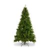 Best Choice 7.5-FT Artificial Christmas Tree with 1685 tips, 400LED, Hingeless Spruce PVC/PE Christmas Tree, Indoor and Outdoor, Green