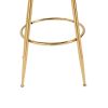 COOLMORE Bar Stools with Back and Footrest Counter Height Bar Chairs