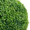 Artificial Boxwood Plant with Pot Ball Shaped Green 19.7"